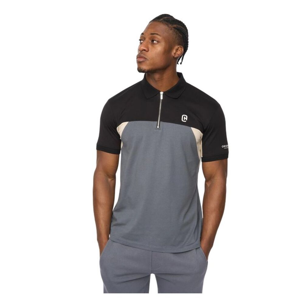 Crosshatch Mens Castlebay Polo Shirt / Slate